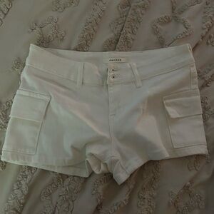 PacSun Cream Cargo Shorts